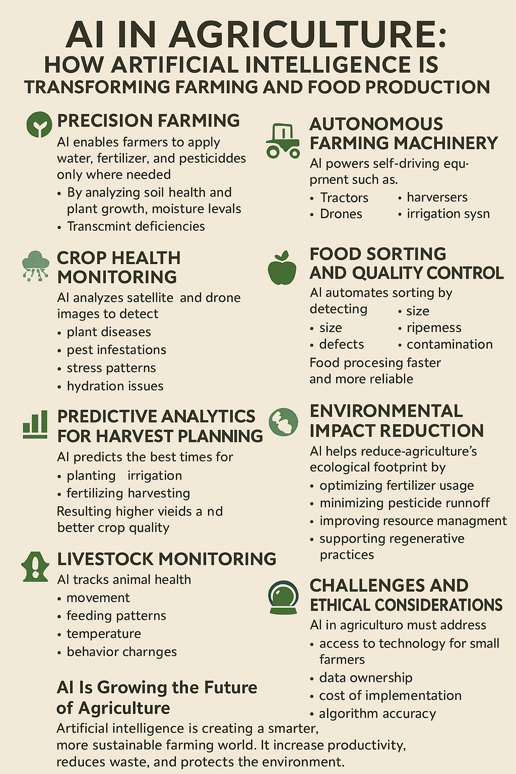 AI in Agriculture: How Artificial Intelligence Is Transforming Farming and Food Production