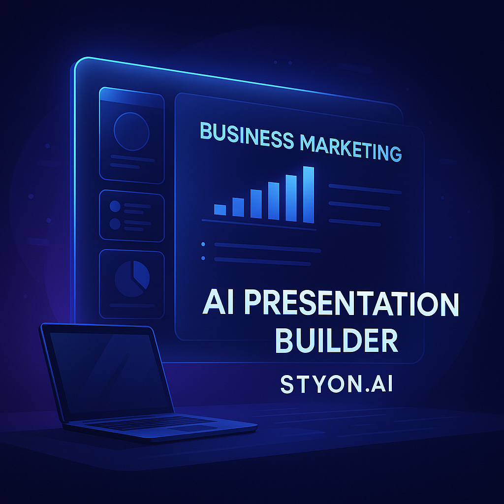 💼 AI Presentation Builder — Create Stunning Presentations Instantly with STYON.AI