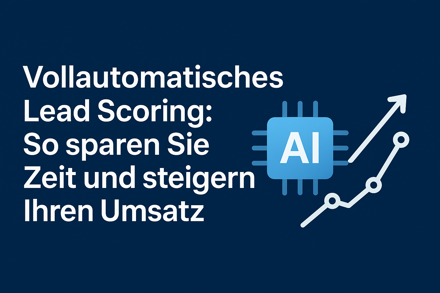 Vollautomatisches Lead Scoring: So sparen Sie Zeit und steigern Ihren Umsatz