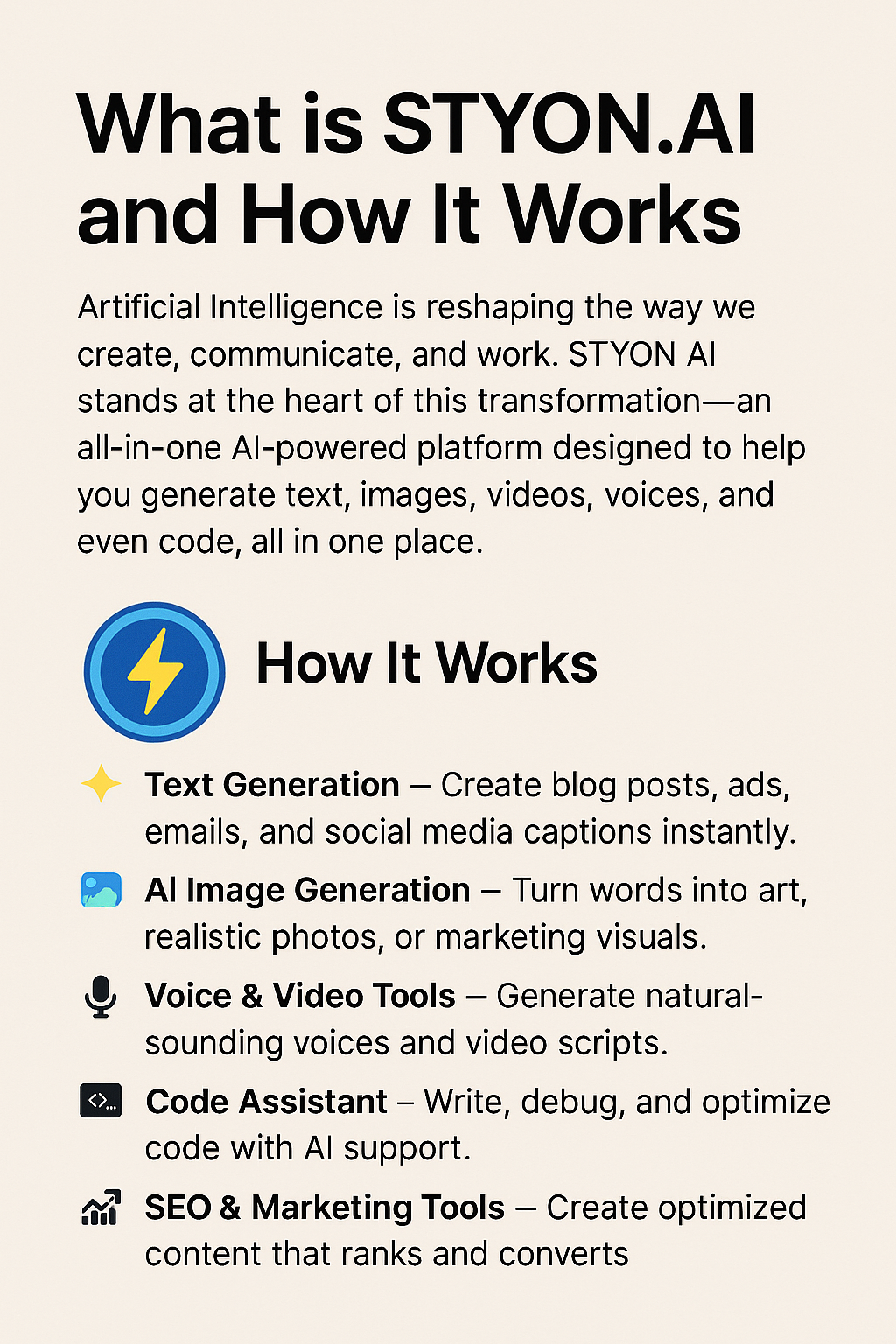 What is STYON.AI and How It Works