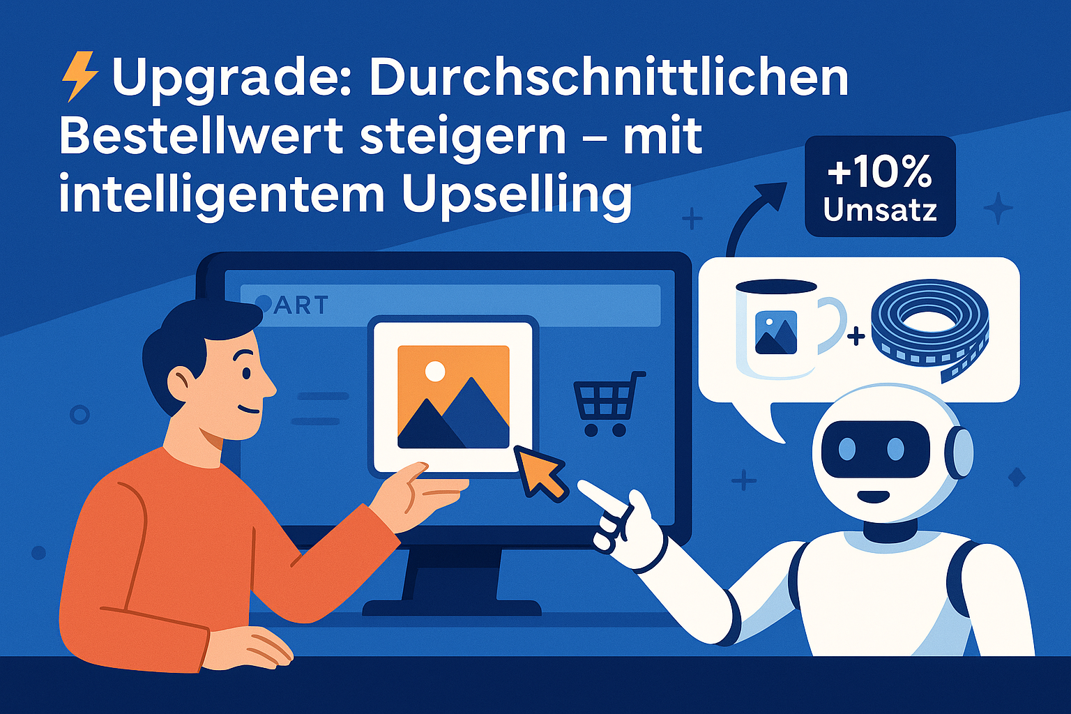 ⚡️Upgrade: Durchschnittlichen Bestellwert steigern – mit KI-gestütztem Upselling