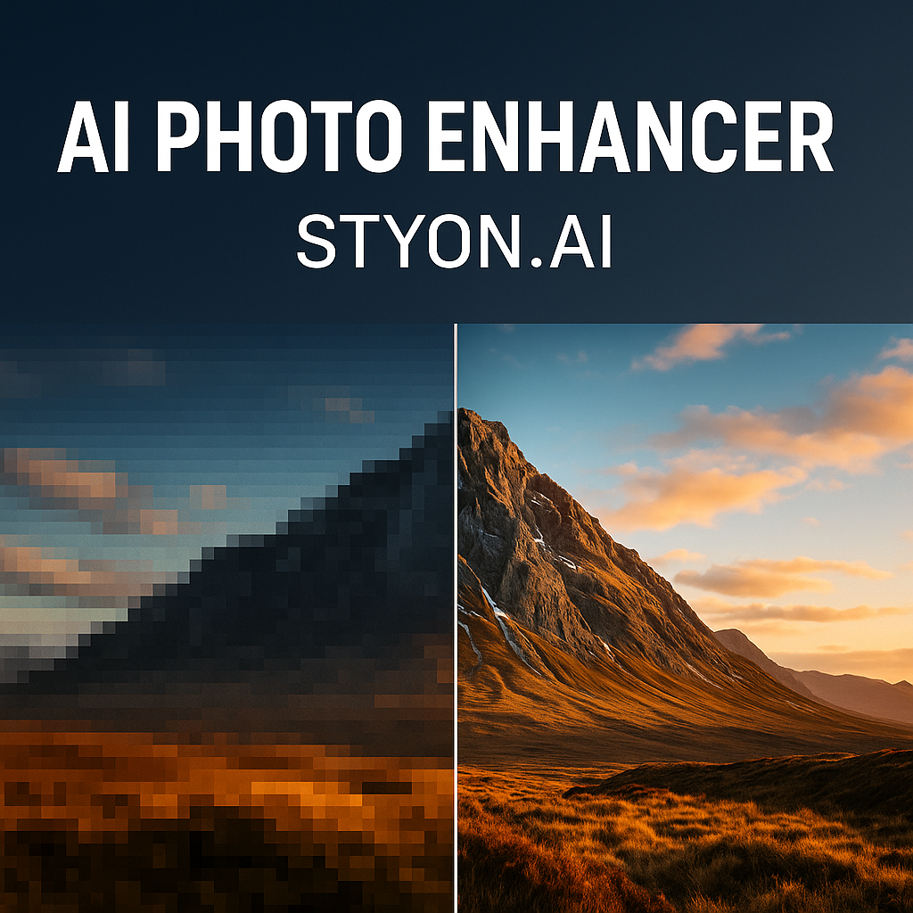 🖼️ AI Photo Enhancer — Transform Ordinary Photos into Masterpieces with STYON.AI