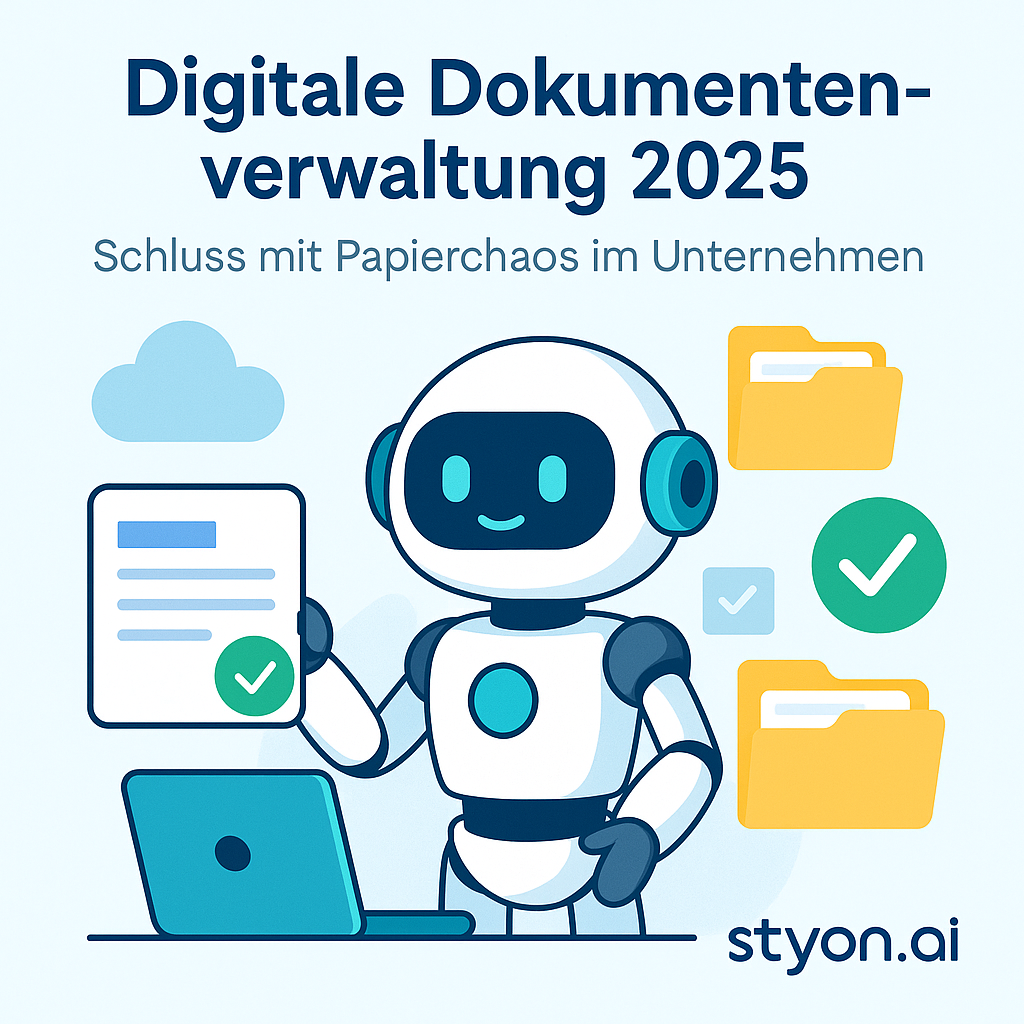 Digitale Dokumentenverwaltung 2025: Schluss mit Papierchaos im Unternehmen