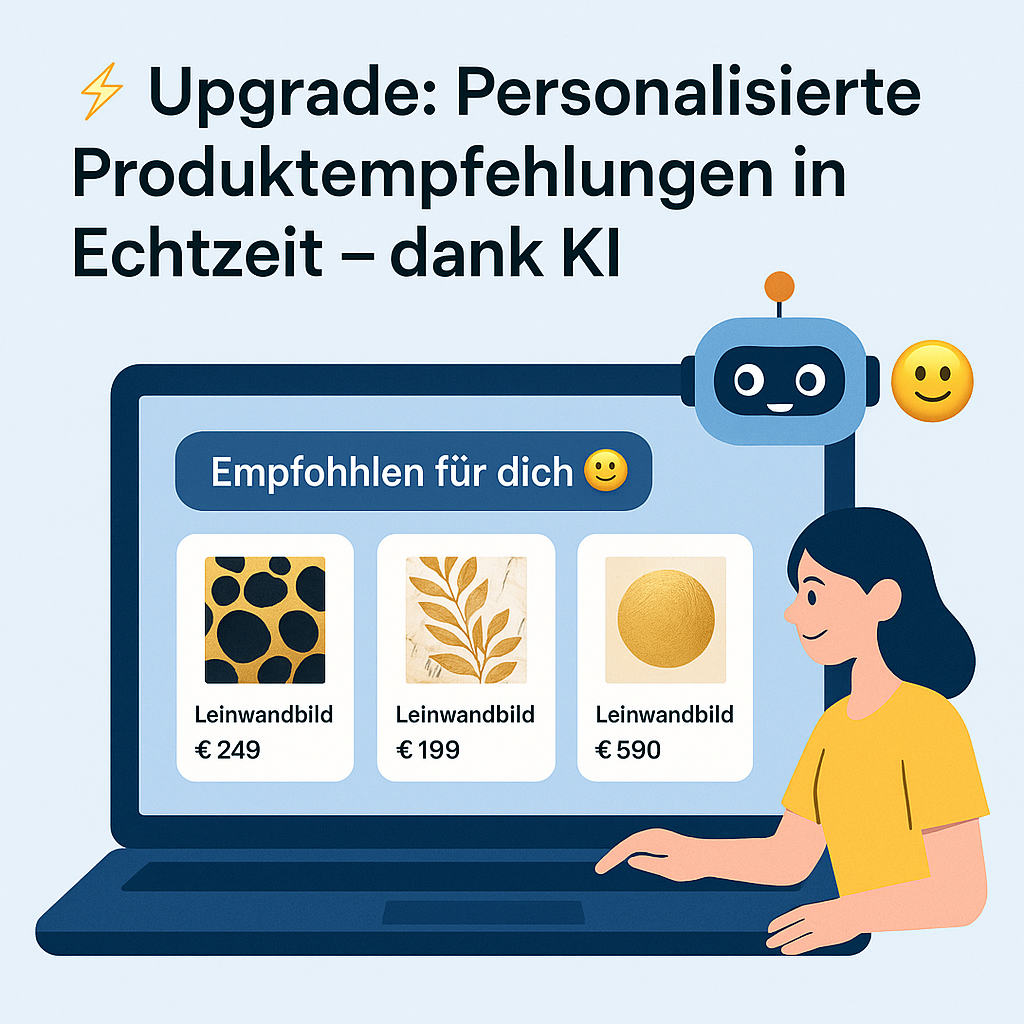 ⚡️Upgrade: Personalisierte Produktempfehlungen in Echtzeit – dank KI