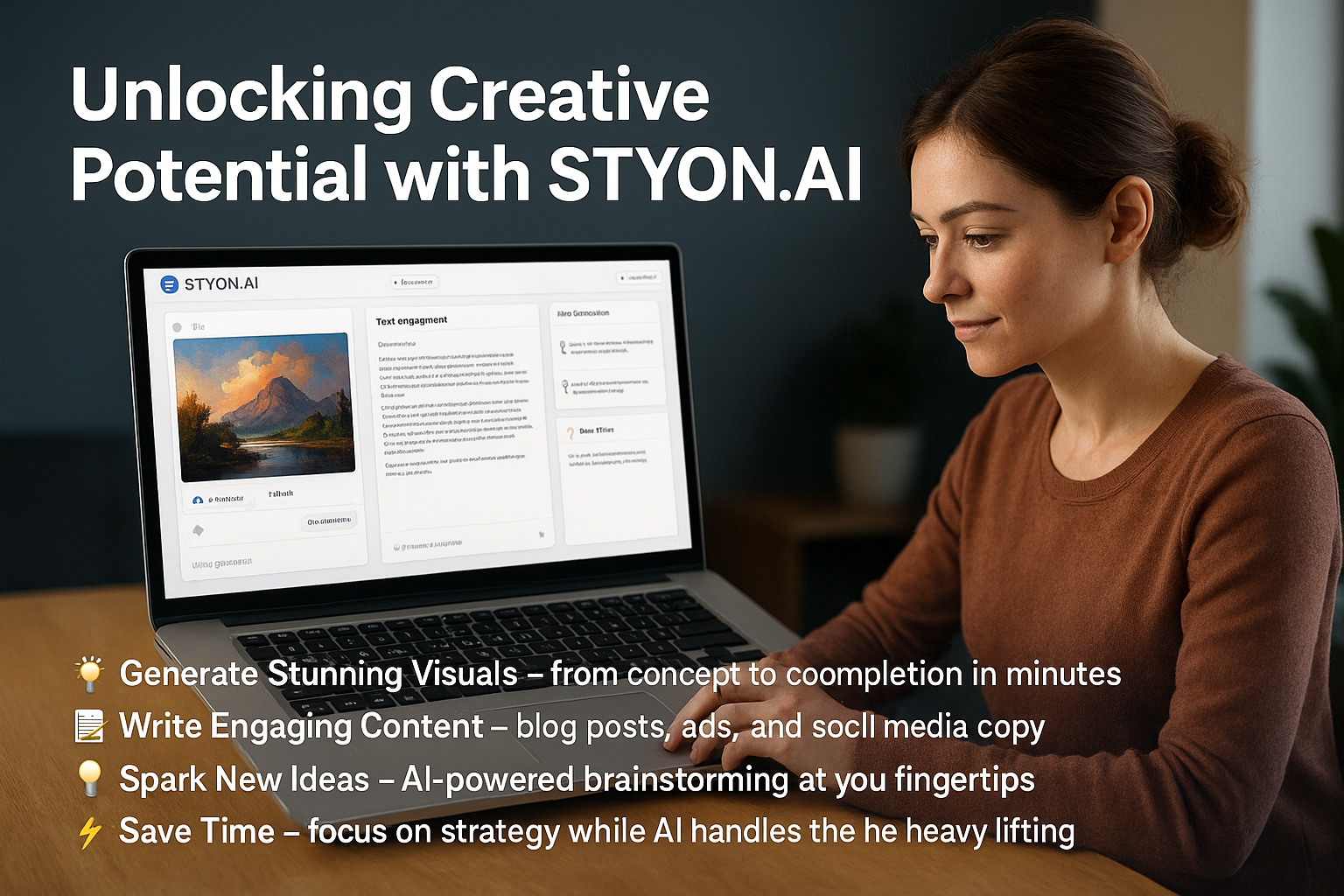 Unlocking Creative Potential with STYON.AI Kreatives Potenzial mit STYON.AI freisetzen