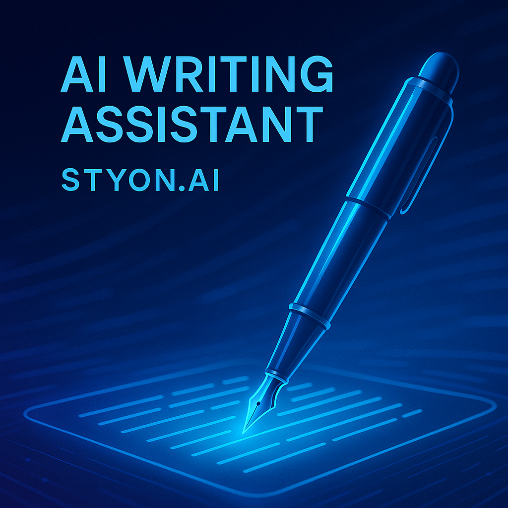 Write Like a Pro: Unlock Creativity with STYON.AI’s AI Writing Assistant