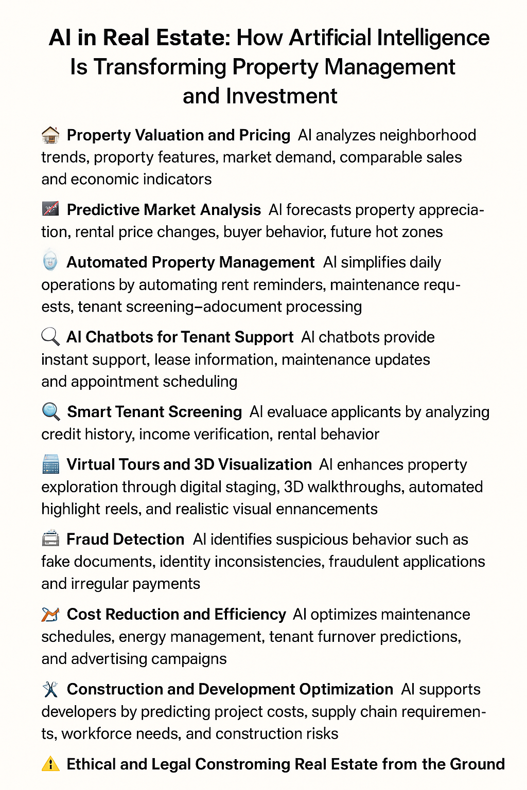 AI in Real Estate: How Artificial Intelligence Is Transforming Property Management and Investment