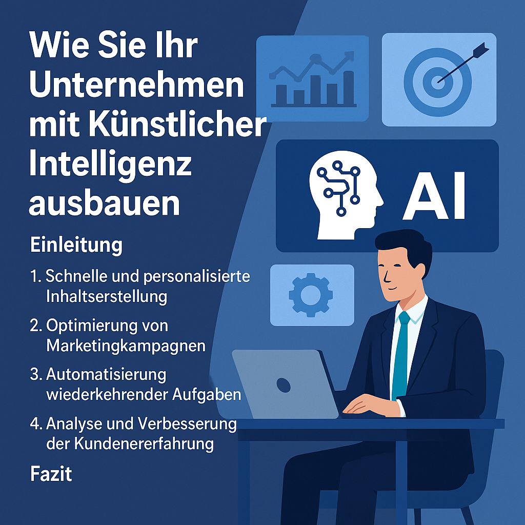 Wie Sie Ihr Unternehmen mit Künstlicher Intelligenz ausbauen