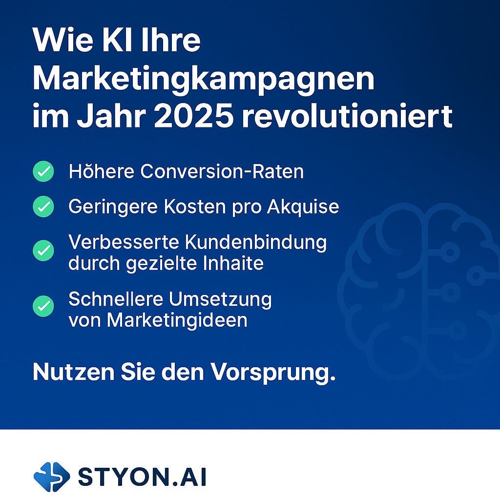Wie KI Ihre Marketingkampagnen im Jahr 2025 revolutioniert
