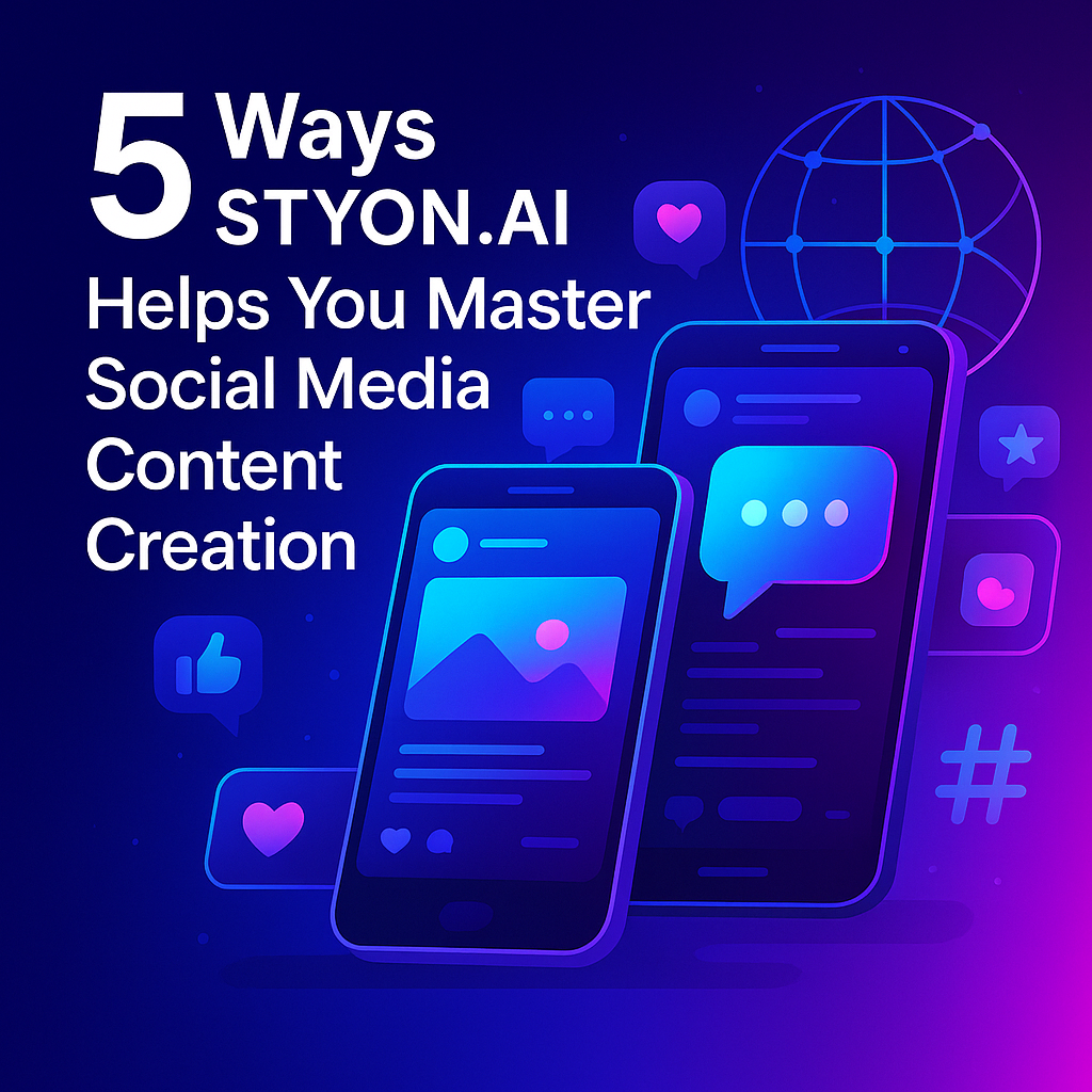 5 Ways STYON.AI Helps You Master Social Media Content Creation
