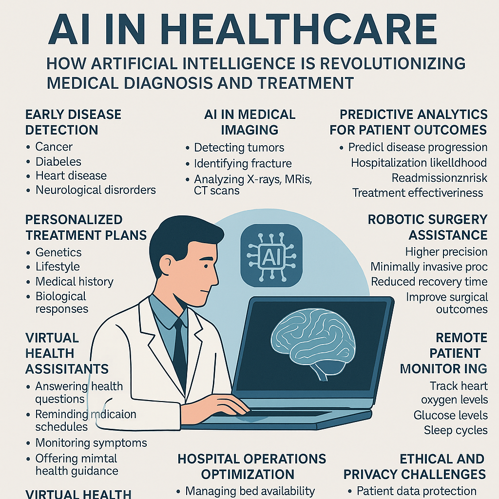 AI in Healthcare: How Artificial Intelligence Is Revolutionizing Medical Diagnosis and Treatment