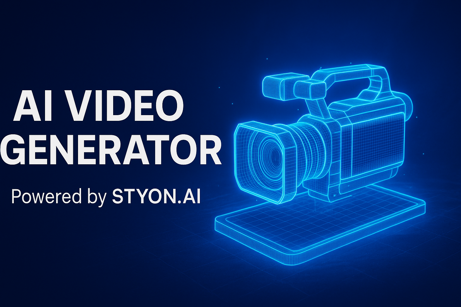 🤖 AI Video Generator — Transform Ideas into Stunning Visuals with STYON.AI